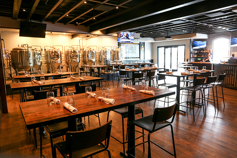 View of inside of restaurant